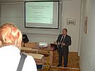 Dr. Nagy Imre Zoltán német nyelvű tudományos előadása a Debreceni Egyetemen