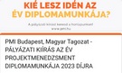 Pályázati kiírás a 2023-as „Év Projektmenedzsment Diplomamunkája Díj”-ra