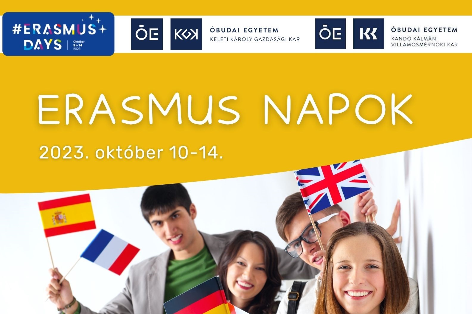 ERASMUS NAPOK! 2023. október 10-14.