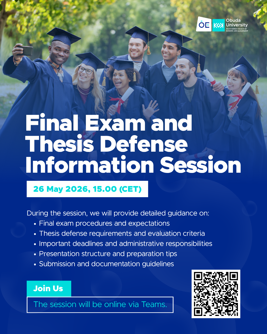 Final Exam and Thesis Defense Information Session