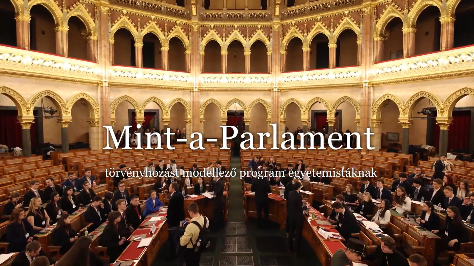 Mint-a-Parlament – Az Országgyűlés törvényhozó munkáját modellező rendezvény